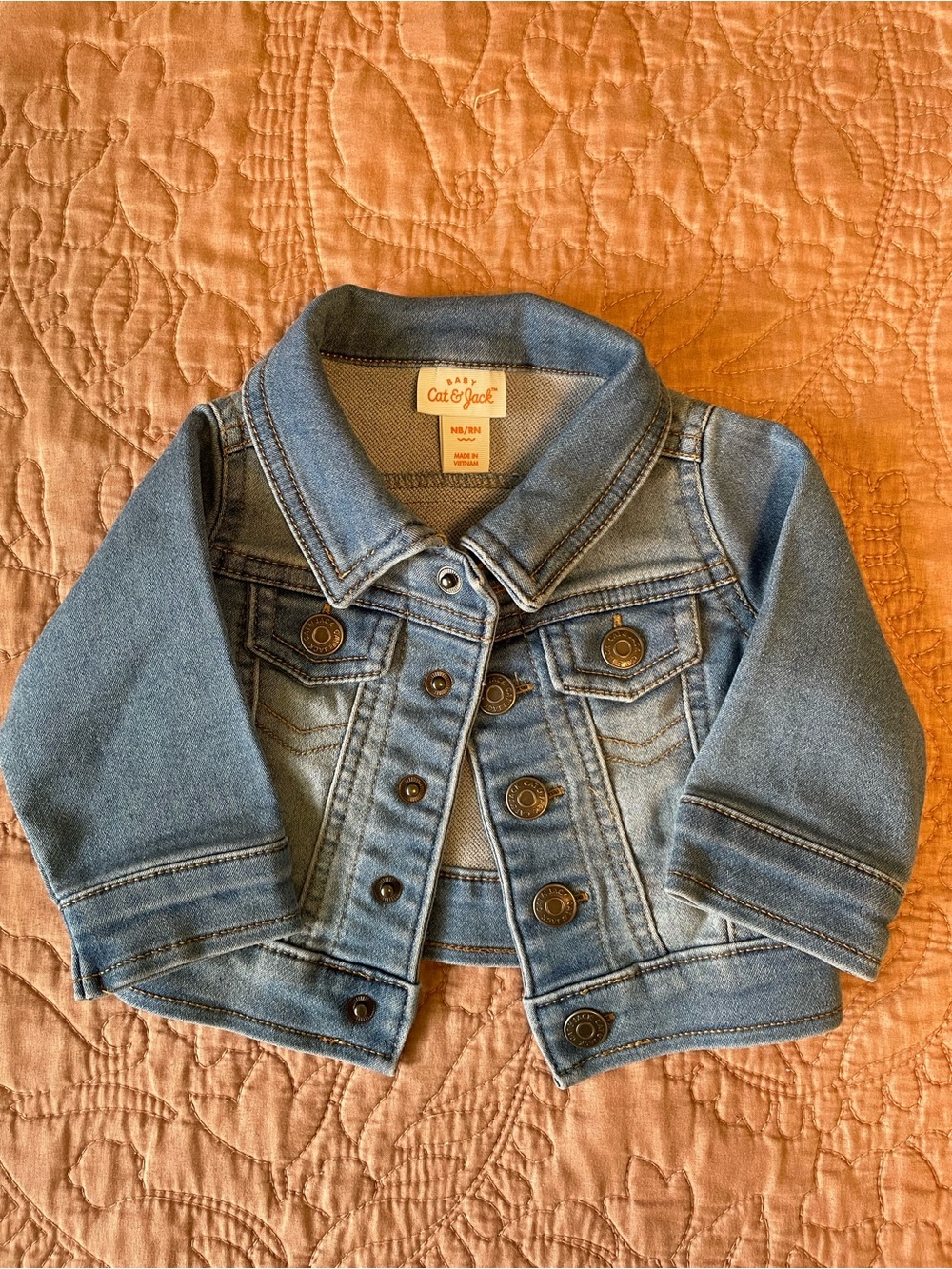 Cat & Jack Medium Blue Denim Jacket for Newborn